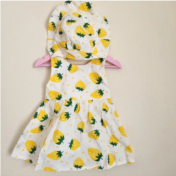Girl Summer Dress and Hat - Picture 1 of 6